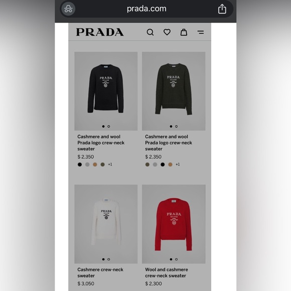 Prada Sweater Blue Medium - Picture 8 of 8